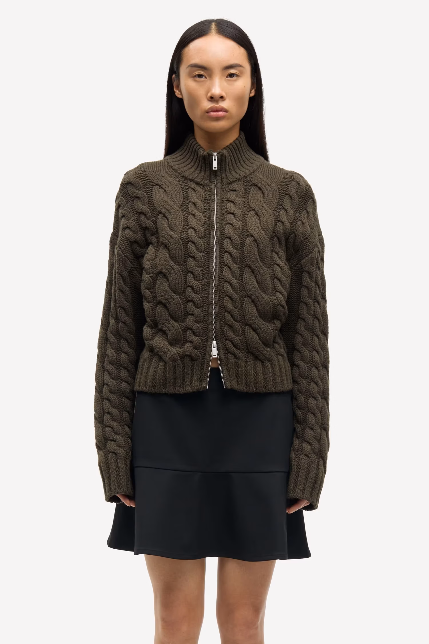 saharriet zip cardigan